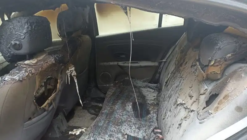 Esenyurt’ta Şantaj İddiası: İsteğe Olumsuz Yanıt Alan Kişinin Arabası Alev Alev Yandı