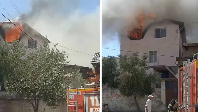 Hatay’da Ev Yangını: Küçük Çocuk Hastaneye Kaldırıldı