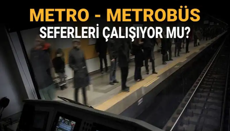 İstanbul'da Metrobüs ve Metro Hattı Durumu: Grev ve Çalışma Bilgileri